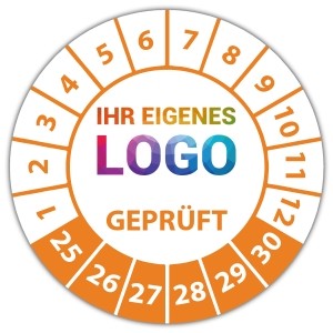 Prüfplakette Dokumentenfolie Geprüft - Prüfplaketten Dokumentenfolie logo