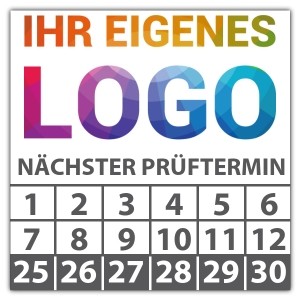 Prüfplakette Geprüft nächster Prüftermin -  logo