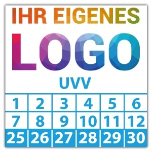 Prüfplakette UVV - Prüfplaketten UVV logo