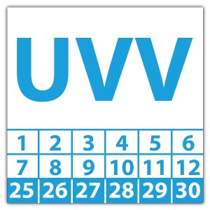 Prüfplakette UVV - Prüfplaketten UVV