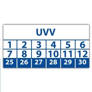 Prüfplakette UVV - Prüfplaketten UVV